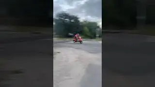 Kid hits train track on moped #minecraft #roblox #mx #motorcycle #viral #ytshorts #crackedout