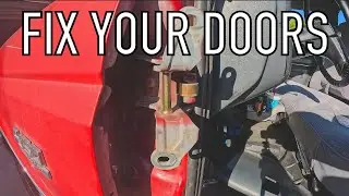 Fix Your Drooping Truck Door! - Hinge Pin Replacement Made WAY Easier! | '91 Ford F150