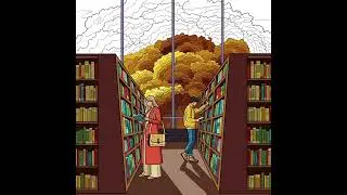 &ldquo;Turning pages in autumn hues. 🍁📖&rdquo;#art #autumn #college #books #calm#couple #luminous_strokes