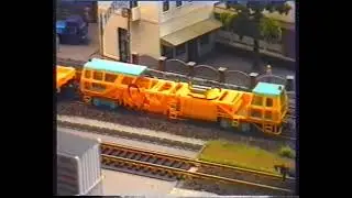 Schiespoor voor en na de brand in 1995