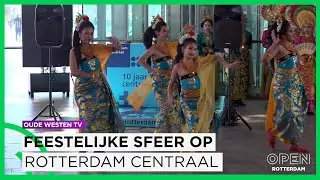 Feestelijke sfeer op het station met optredens van Dwibhumi Balinees | OUDE WESTEN TV | Afl. 413