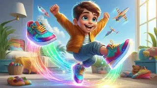 My Shoes Have Superpowers 👟✨ | Fun Kids Song | Disney Pixar Style 3D Animation