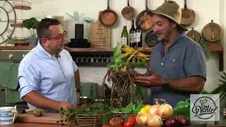 Jake Cassar & Chef Daniel's Barramundi with Warrigal Greens