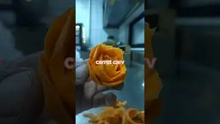 carrot carving#fruitcarving #carving#watermelon