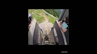 semi final race run pov leogang #cycle #racing #accidentnews #hard