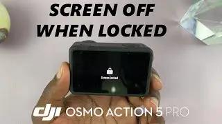 How To Turn OFF Screen When Locked On DJI Osmo Action 5 Pro