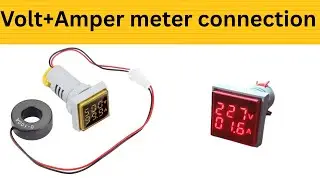 Connect Your Volt Meter and Ampere at HOME Safely