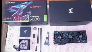 RTX 5080 Aorus Master Quick unbox some basic test.Tests were done at room temperature 22 &deg;C.
