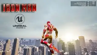 IRONMAN UNREAL ENGINE 5. IRONMAN-3 THEME MUSIC GAMEPLAY.
