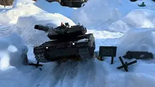 RC Leopard Tank shooting BB&rsquo;s at everything!