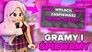 🎮 SPIEWAMY, GRAMY I LOSUJEMY ROBUXY W ROBLOXX 🎤  WAKACJE ☀️
