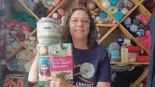 Crochet One Skein Wonder Lucky Dog Caron Cotton Painterly Yarn