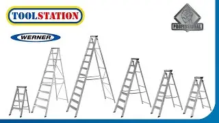 Werner 8-Tread Industrial Builders Ladder: Sturdy 2.81m Reach for Pros | Toolstation