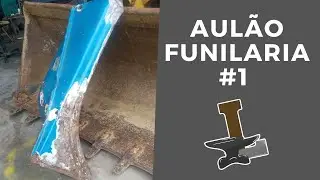 AULÃO DE FUNILARIA #1 - Funilaria no para-lama de JEEP