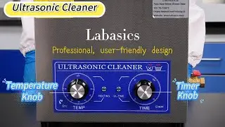 Labasics Ultrasonic Cleaner in Action! ✨ Watch Glassware Get Spotless 🧪