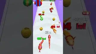 3d max game  snake evolution run game video #snacks #gaming #games #trending #trendingshorts