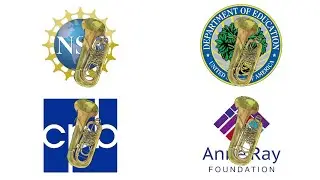 NSF, USDOE, CPB and Anne Ray playing Tubas (for @ThatChocoMintKitty)