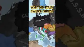 Why did Italy Switch Sides in World War 2? #short #historicalmaps #map