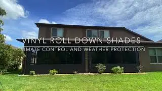 Vinyl weather curtains