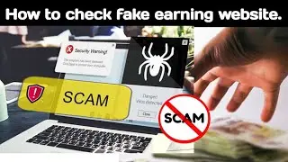 How to save from scam by using scam advicer l Fake online work sa khud ko safe Krain #scamadviser
