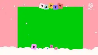 Happy Birthday Frame effect with animations and stickers | 3mins Green Screen