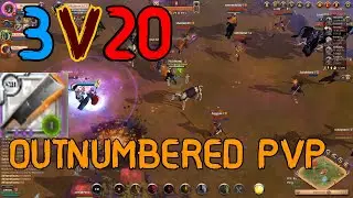 Small Scale PvP | 3v20 | Albion Online | Heavily Outnumbered fights | Seriously Casual