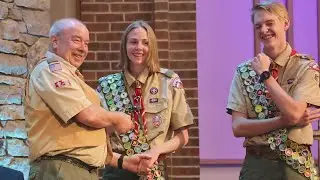 Kansas City-area girl earns every Boy Scout badge