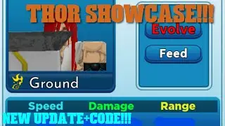 [NEW UPDATE+CODE] Is he good??? Thor Showcase | All Star Tower Defense