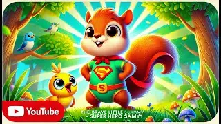 The Brave Little Squirrel - Super Hero Sammy - Story book reading time
