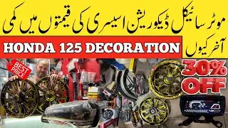 Honda CG 125 Complete Modification accessories Review | @Razavlogbike