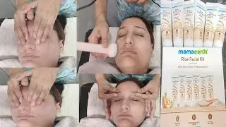 Mamaearth Rice facial step by step salon Tutorial(Non sponsored)