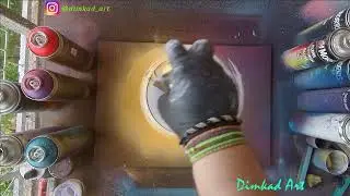 Spray Paint Art -Magic Portal- By Dimkad Art