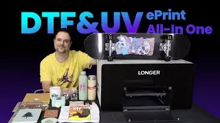 More Than UV: The Longer ePrint Just Got DTF Printing!