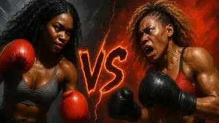 Sister Challenge 💞 Cinematic Women AI Boxing 🥊