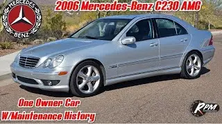SOLD⭐2006 Mercedes-Benz C230 Sport AMG Appearance Package, 1 Owner, Maintenance History, Garaged ⭐