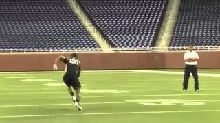 WR Marcus Rivers 2012 NFL Detroit Super Regional Combine