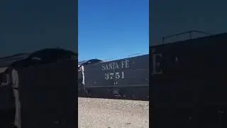 Atsf 3751 Slow puffing and normal puffing