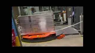 SMARTWASP X100 Smart Series Pallet wrapping Machine With Electric  Roping Device