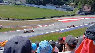 Red Bull Ring T10 Grandstand Safety Car Restart - 2025 Austrian Grand Prix