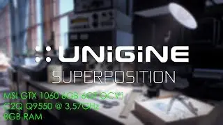 Superposition Benchmark - C2Q Q9550 @ 3,57GHz, GTX 1060 6GB, 8GB RAM