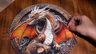 KAAYEE Wooden Jigsaw Puzzles Adult Unique Shape Advanced Mechanical Dragon 2