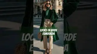 Combinaciones con verde ESMERALDA💚