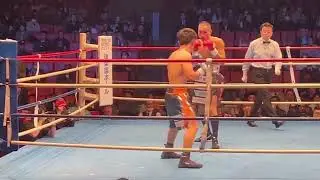 2025年4月10日　FIGHT for PHIDE   後楽園ホール　KORAKUEN HALL 後楽園ホール　ボクシング　一道宏　×    濱田力