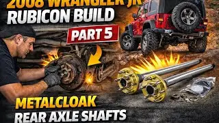 Сборка Wrangler JK, часть 5. Установка задних полуосей MetalCloak.