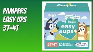 REVIEW (2025): Pampers Easy Ups 3T-4T. Features.