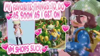 💗ALERT💕 MY FAVORITE THINGS TO DO 💌WHEN I GET ONLINE🤩 | Heartopia