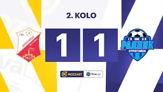 Mozzart Bet Prva liga Srbije 2024/25 - 2.Kolo: DUBOČICA – RADNIK 1:1 (0:1)