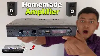 How to Make a Amplifier With Using TV Setup Box - घर पर बनाओ Amplifier