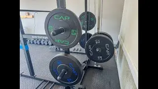 Quick Review of the CAP Barbell Plates From Amazon | Economy Style Bumper Plates | Garage Gym