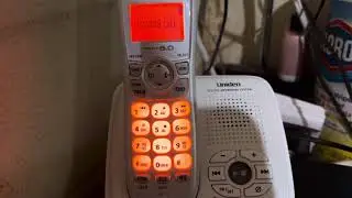 Uniden 1480-6C Cordless Telephone System Phones Ringing